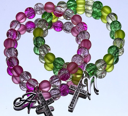 Princess Tiana & Charlotte Bracelet Set